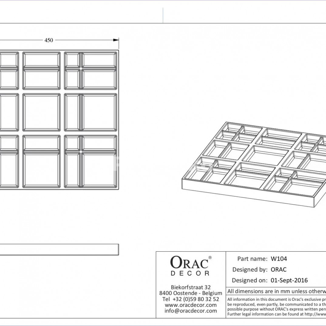 Orac Decor 3D Панелі W104 KILT 